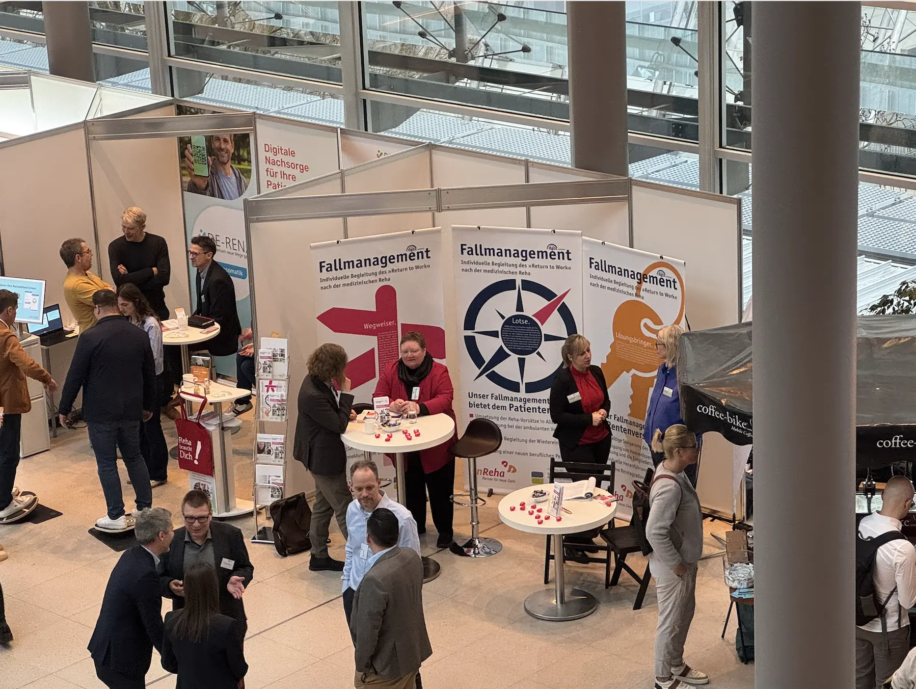 Fachlicher Austausch am InReha-Stand